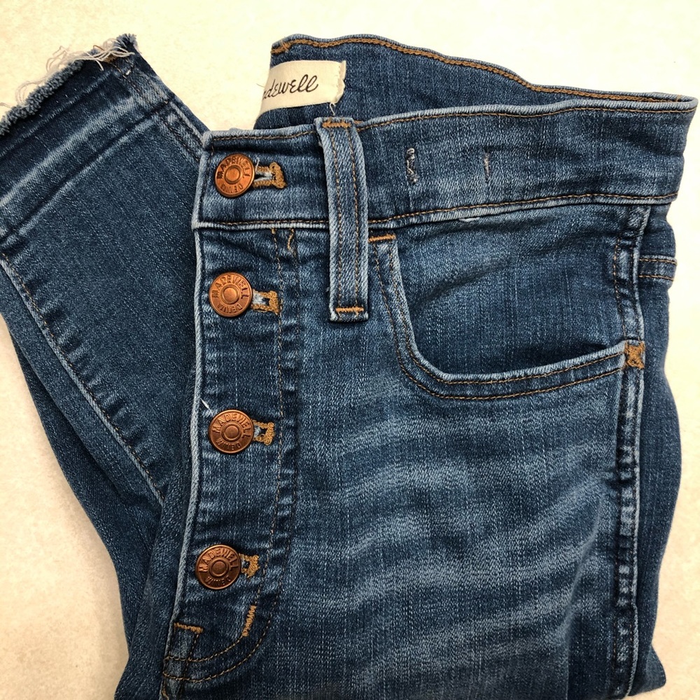 Madewell 10" high rise skinny jeans 28